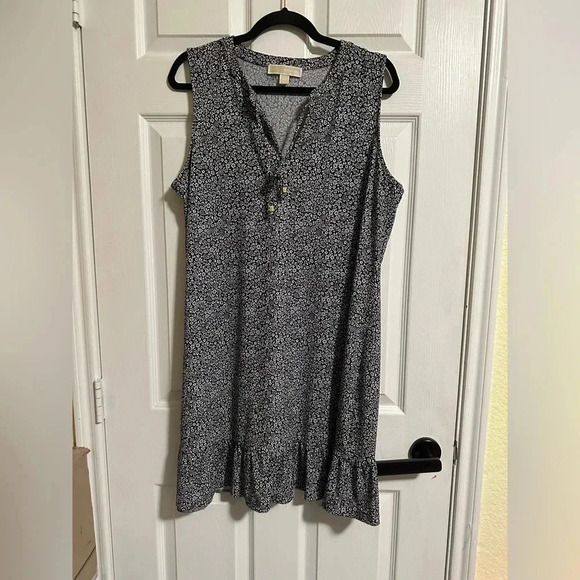 Michael Michael Kors sleeveless floral dress XL EUC - Picture 1 of 4